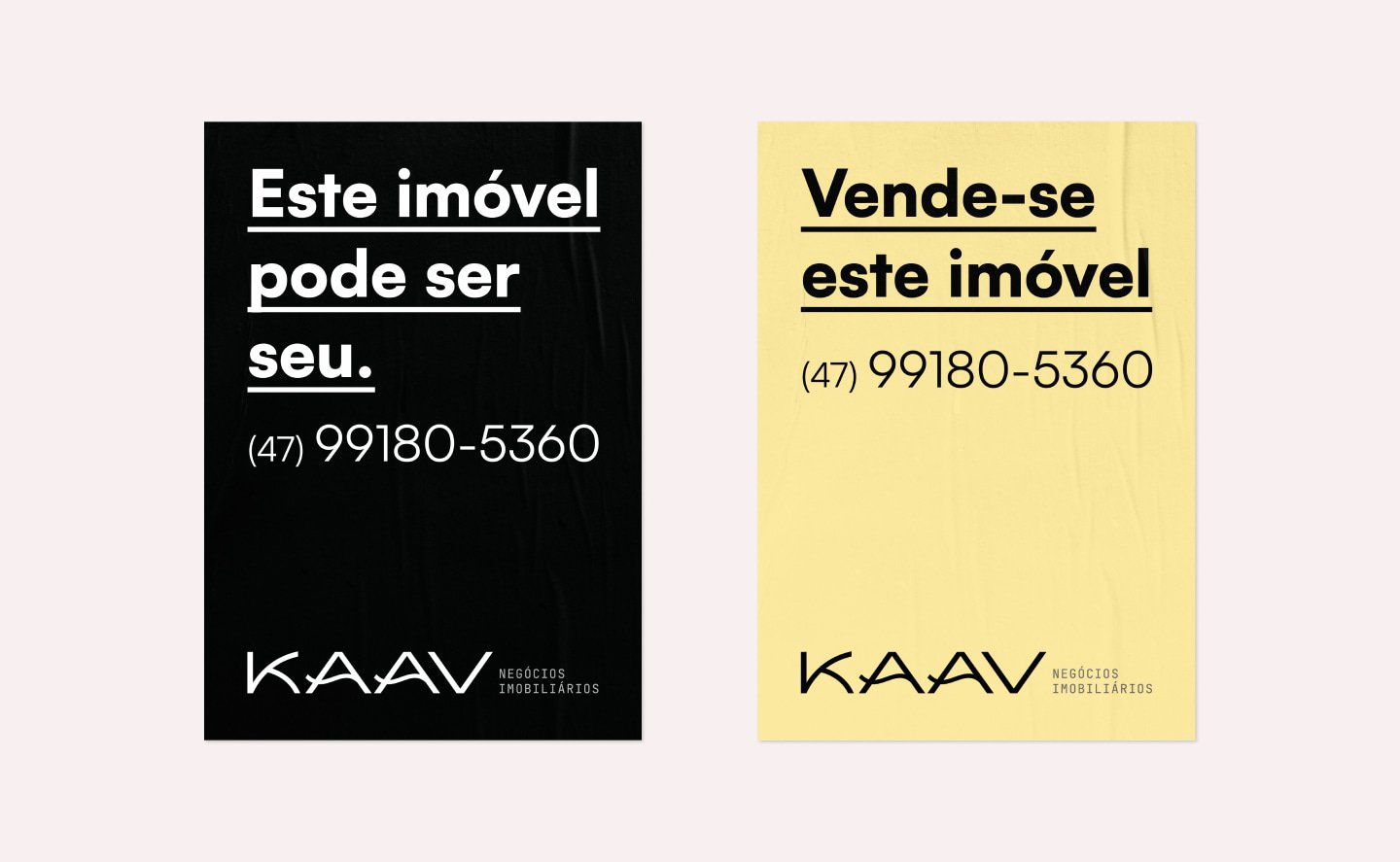 KAAV Imóveis logotype ad
